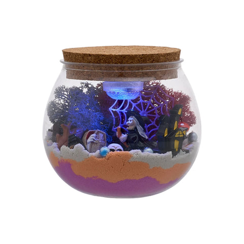 Halloween DIY Terrarium Kit for Kids with Adjustable LED Light & Remote Control, TE380040 (Ver.2)
