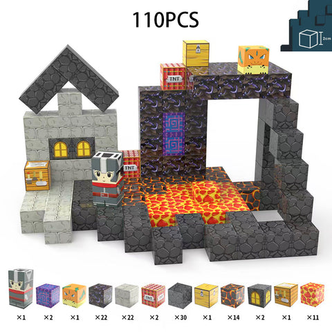 Children Magnetic Building Blocks Toy Set, TE380017