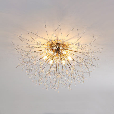 Livingandhome Sputnik Flush Mount Ceiling Light, LG1083