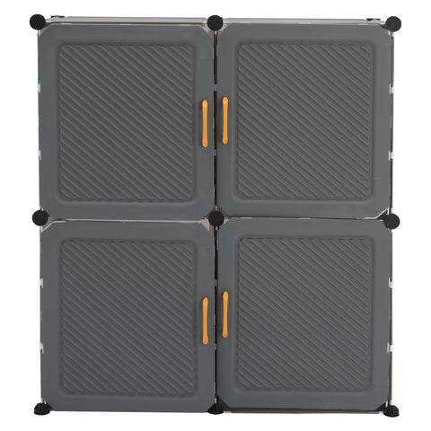 6-Tier Adjustable Shoe Storage Cabinet with Doors, SC1531