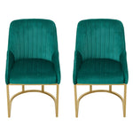 Set of 2 Upholstered Dining Chairs, FD240003