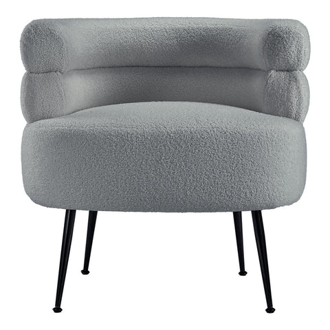 Livingandhome Curved Upholstered Single Sofa Accent Chair, ZH1471