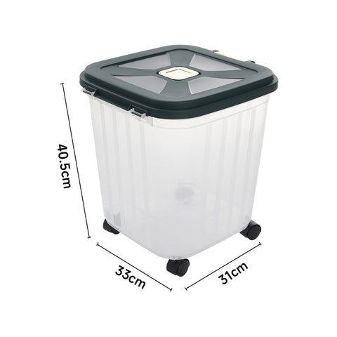 Large Capacity Food Storage Container with Wheels, CT0753