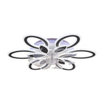 Modern RGB LED Ceiling Fan Light with Remote Control, LI040038