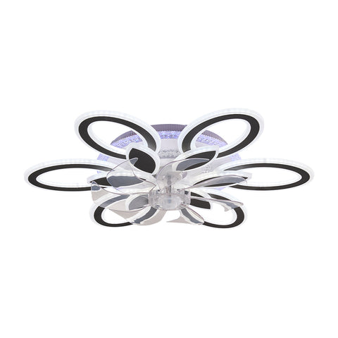 Modern RGB LED Ceiling Fan Light with Remote Control, LI040038 (Ver.2)