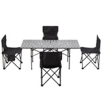 Portable Folding Camping Table with 4 Chairs, OF220016