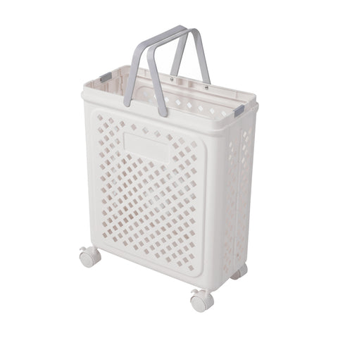 Foldable Laundry Basket with Wheels, HM320101