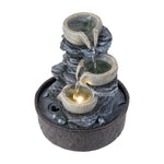 Tabletop Waterfall Fountain with LED Lighting, GD030029