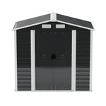 4X7FT Outdoor Metal Garden Storage Shed, PM1760PM1761 (Ver.2)