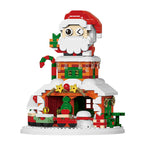 924-Piece Christmas-Themed Building Block Set with Lights, TE090050 (Ver.2)