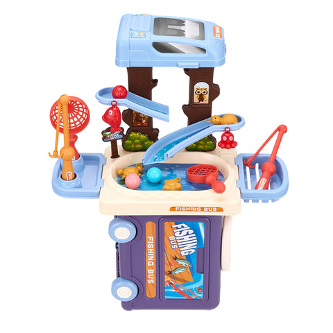 3-in-1 Fishing Bus Playset, TE090012 (Ver.2)