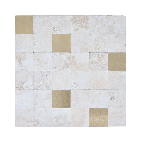 10Pcs Self-Adhesive Marble Wall Tile Stickers, HF070403 (Ver.2)