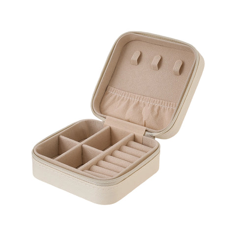 Portable PU Leather Travel Jewellery Box, HM070146 (Ver.2)