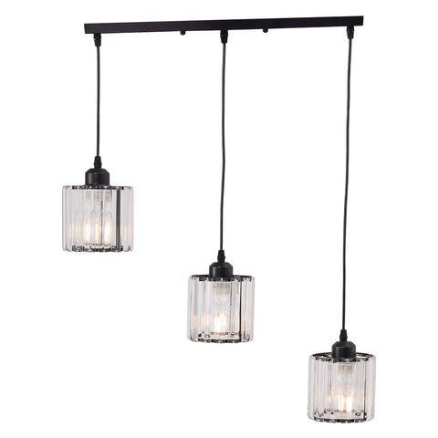 3-Light Crystal Ceiling Pendant Light Chandelier, LI040017 (Ver.2)