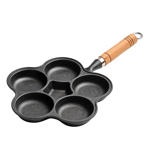 Non-stick 6-hole Cast Iron Egg Frying Pan, GK190066 (Ver.2)