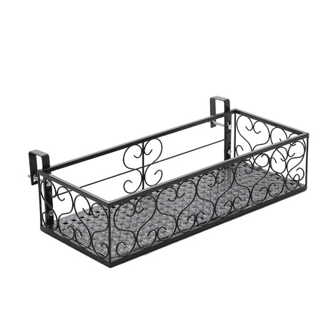 Hanging Railing Planter Flower Pot Holder, SC1329 (Ver.2)