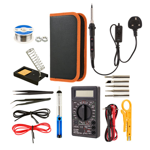 80W Adjustable Electric Soldering Iron Kits Set, GT140050