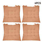 Set of 4 Comfortable Square Chair Cushions, HT390390
