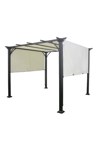 Outdoor Patio Pergola with Retractable Canopy, PM1619PM1620