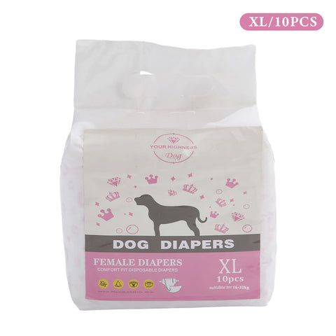 10Pcs All-absorb Disposable Dog Diapers, CT0514