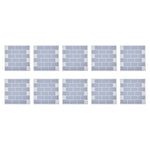 10 PCS Peel and Stick Wall Tile Stickers, SW1113 (Ver.2)