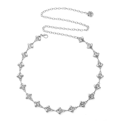 Adjustable Metal Waist Chain with Lobster Clasp, CA290215 (Ver.2)