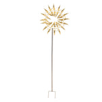 Outdoor Metal Wind Spinner Windmill Weathervane for Yard Garden Patio Decoration, GD200009