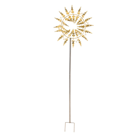 Outdoor Metal Wind Spinner Windmill Weathervane for Yard Garden Patio Decoration, GD200009
