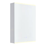 Livingandhome Modern Frameless 1-Door LED Mirror Cabinet, DM0465