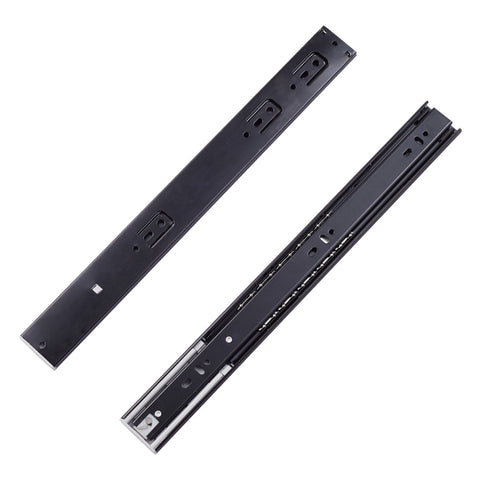 1 Pair of 3-Fold Soft-Close Ball Bearing Drawer Slides, MD160087
