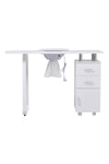 Livingandhome Wooden Nail Station with Dust Collector, BN240010