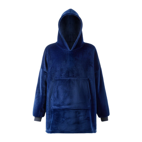 Oversized Wearable Blanket Hoodie with Giant Front Pocket, CC290292 (Ver.2)