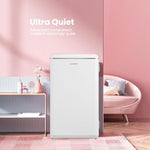 COMFEE' RCD93WH2UKRT(E) 93L Retro Freestanding Fridge with Chiller Box, AJ0792
