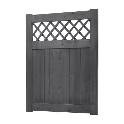 Rhombus Garden Wood Fence Gate, LG1418