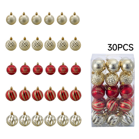 30-Piece Christmas Ornaments for Christmas Tree Decorations, IF320026 (Ver.2)