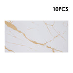 10Pcs Self-Adhesive Marble Pattern Wall Tile Stickers, HF070264 (Ver.2)