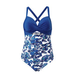One-Piece Cross Front Swimsuit with Adjustable Straps, CC060177 (Ver.2)