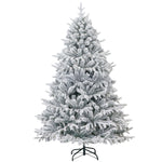 Flocked PE Christmas Tree with X-Frame Stand, IF070141
