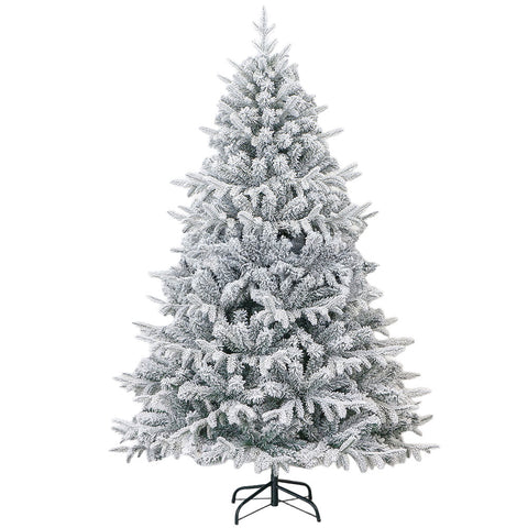 Flocked PE Christmas Tree with X-Frame Stand, IF070141
