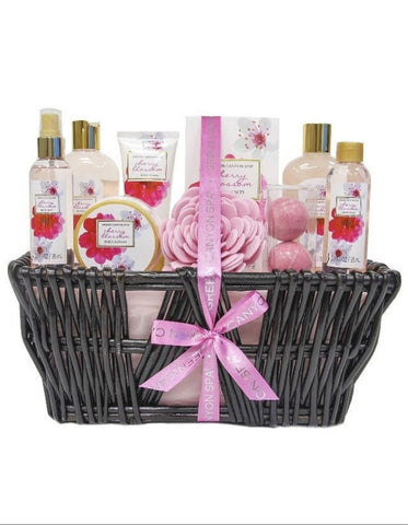 11Pcs Cherry Blossom Spa Gift Set, AJ0235
