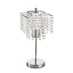 Small Crystal Table Lamp with Round Base, FI0339