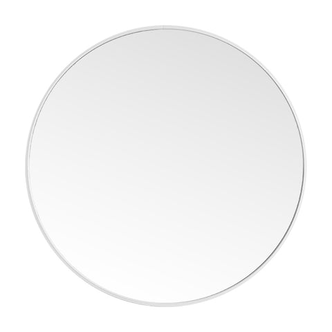 Livingandhome Nordic Round Bathroom Framed Mirror Wall Hanging, CD0242