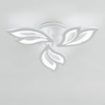 Livingandhome Petal-Shaped LED Dimmable Energy-efficient Semi Flush Ceiling, LG0632