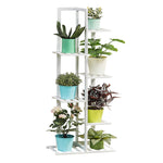 Rustic Wooden Multi-Tiered Potted Plant Stand, SP2378