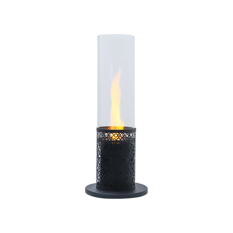 Livingandhome Bio Ethanol Cylindrical Decorative Tabletop Fireplace, PM1180