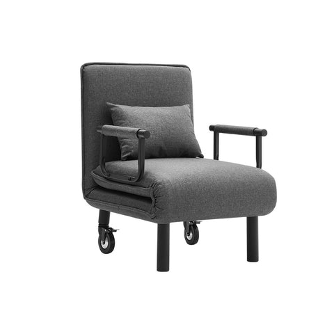 Livingandhome 3-in-1 Lounge and Sofa Bed with Pillow, ZH1316