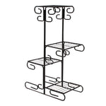 European Black Metal Plant Pot Stand for Indoors, SP2092