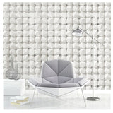 Livingandhome 3D Effect Stone Pattern Wallpaper, WF0055