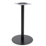 Industrial Style Round Table Base Single Pedestal Table Leg Black, PM1142