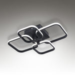 Livingandhome Contemporary LED Energy-efficient Semi Flush Ceiling Light, LG0849